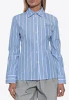 Jacquemus Striped Shirt With Cut-out