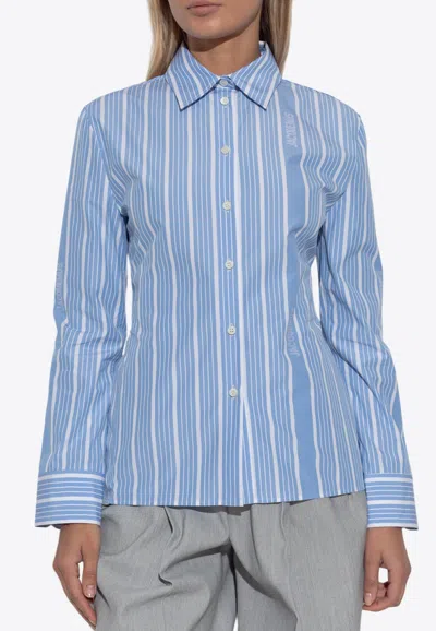 Jacquemus Striped Shirt With Cut-out