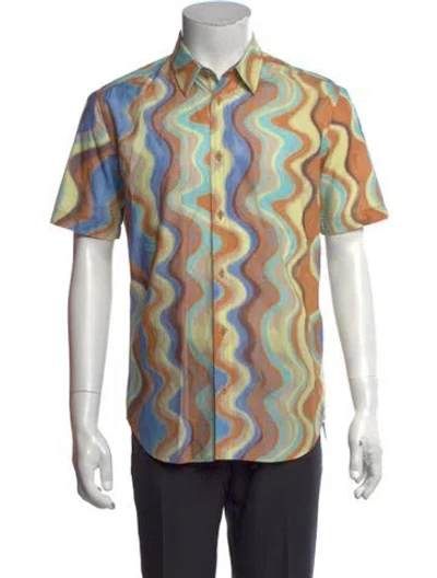 Pre-owned Jacquemus Striped Short Sleeve Shirt In Multi