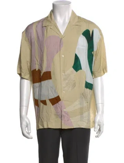 Pre-owned Jacquemus Striped Short Sleeve Shirt In Neutral