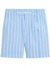 Jacquemus Men's Le Short Aloe In Blue