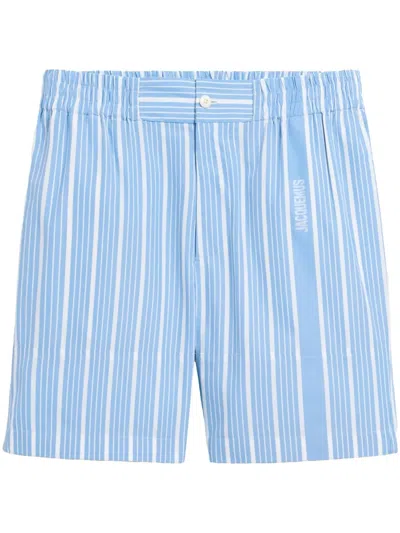 JACQUEMUS STRIPED SHORTS