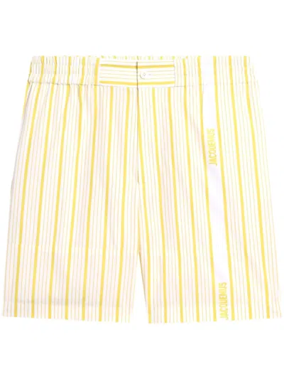 JACQUEMUS STRIPED SHORTS