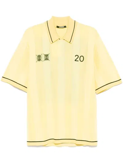 Jacquemus Le Polo Liga T-shirt In Yellow