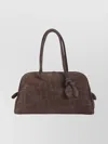 Jacquemus Womens Dark Brown Le Turismo Embossed Leather-suede Shoulder Bag In Brown