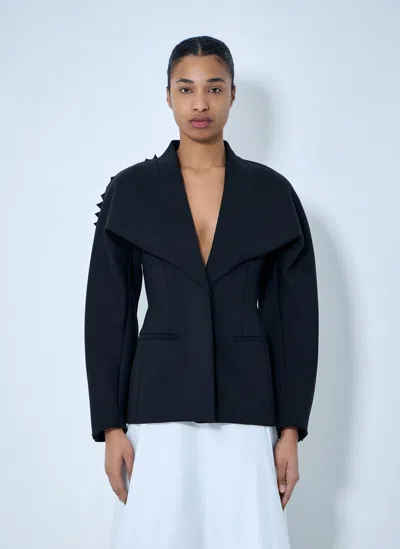 Jacquemus Structured Tailored Jacket In Black