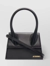 JACQUEMUS STRUCTURED TOP HANDLE SHOULDER BAG