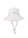 Jacquemus Structured Wide-brimmed Hat With Refined Finish In White