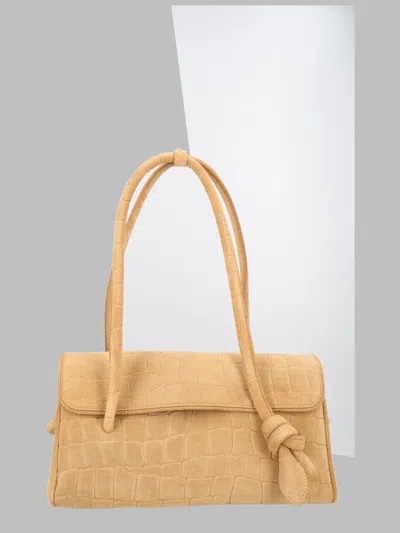 Jacquemus Structured Women's Handbag With Clean Lines In Beige