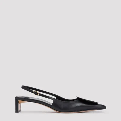 Jacquemus Stylish Slingback Pumps In Black