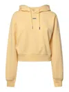Jacquemus Gros Grain Light Beige Hooded Sweatshirt In Yellow