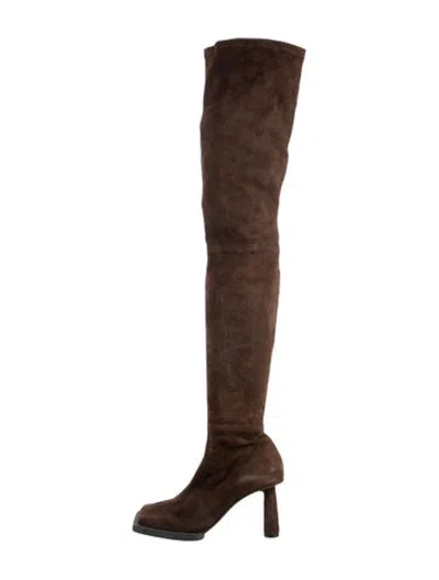Pre-owned Jacquemus Suede Boots In Brown