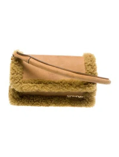 Pre-owned Jacquemus Suede Crossbody Bag In Brown