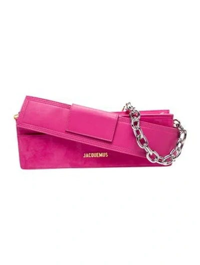 Pre-owned Jacquemus Suede Le Ciuciu In Pink