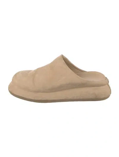Pre-owned Jacquemus Suede Loafers In Neutrals