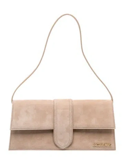Pre-owned Jacquemus Suede Shoulder Bag In Brown