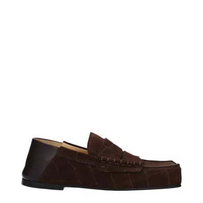 Jacquemus Suede Slip-on Loafer In Brown