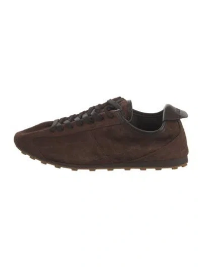 Pre-owned Jacquemus Suede Sneakers In Brown