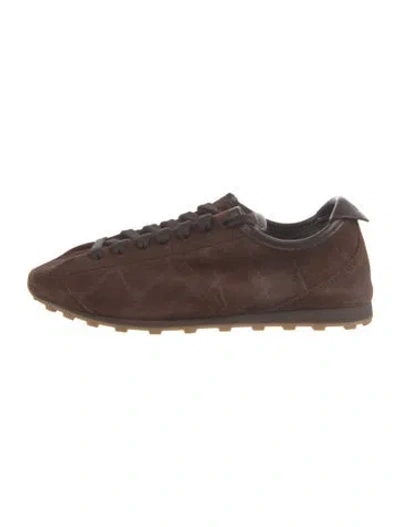 Pre-owned Jacquemus Suede Sneakers In Brown