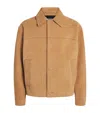Jacquemus Le Blouson Vannier Basket Weave Leather Jacket In Multi