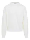 Jacquemus Merino Wool Blend Sweater In White