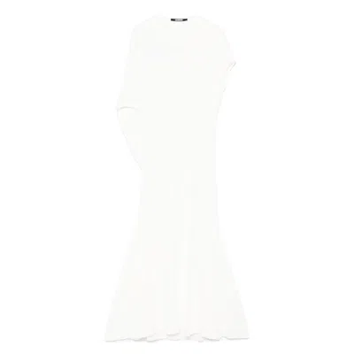 Jacquemus La Salerno Midi Dress In White