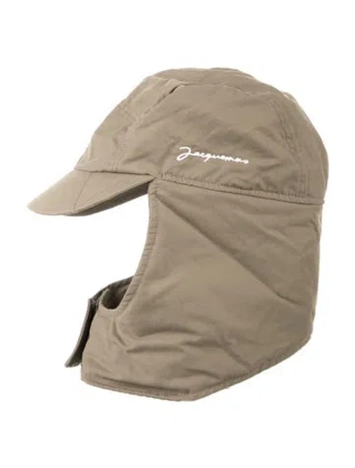 Pre-owned Jacquemus Sun Cape Cap In Green
