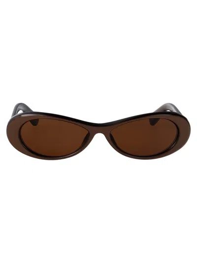 Jacquemus Sunglasses In Brown