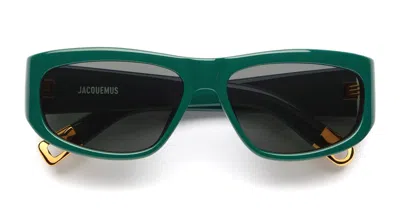 Jacquemus Sunglasses In Green
