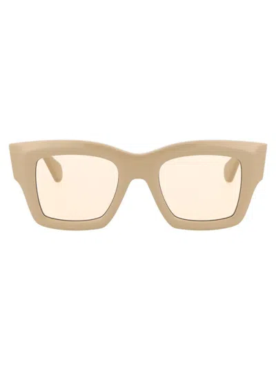 Jacquemus Les Lunettes Baci Sunglasses In Beige