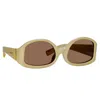 Jacquemus Sunglasses In Beige