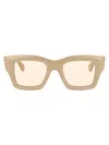 Jacquemus Les Lunettes Baci Sunglasses In Beige