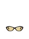 Jacquemus Sunglasses Angular Frame Tinted Lenses In Black