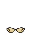 Jacquemus Sunglasses Angular Frame Tinted Lenses In Black