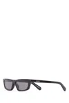 Jacquemus Les Lunettes Trapezi In Black