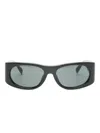 Jacquemus Square-frame Sunglasses In Black