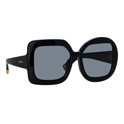 Jacquemus Sunglasses In Black