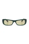 Jacquemus Sunglasses In Green