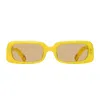 Jacquemus Rectangle Frame Sunglasses Sunglasses In Giallo/gialla