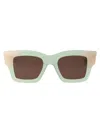Jacquemus Les Lunettes Baci - Light Green Sunglasses In Green