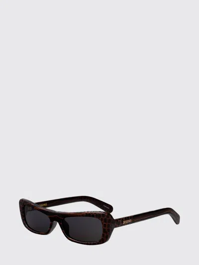 Jacquemus Sunglasses Men In Brown