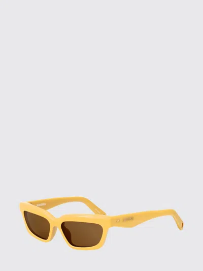 Jacquemus Sunglasses Men In Yellow