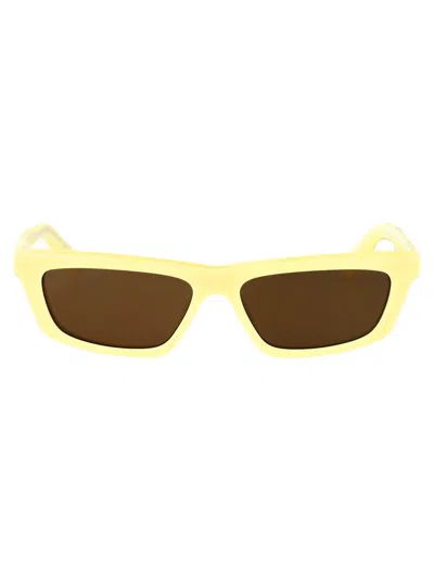 Jacquemus Sunglasses In Yellow