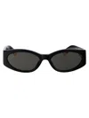 Jacquemus Ovalo Sunglasses In Black