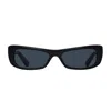 Jacquemus Sunglasses In Nero/grigio