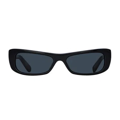 Jacquemus Sunglasses In Black Yellow Gold Grey
