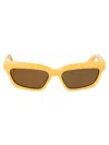 Jacquemus Sunglasses In Yellow