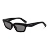 Jacquemus Sunglasses Rectangle Full Rim, Shiny Black Frame And Grey Lens Jac/62c1 In Black