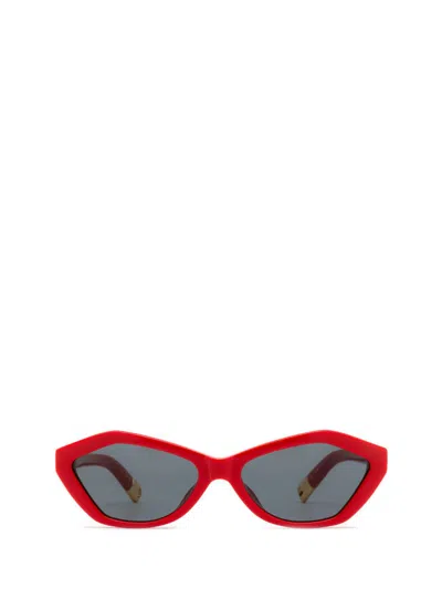 Jacquemus Sunglasses In Red