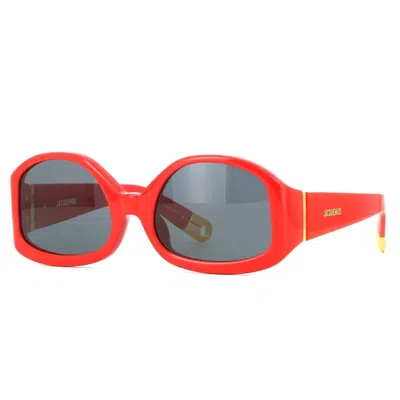 Jacquemus Sunglasses In Red